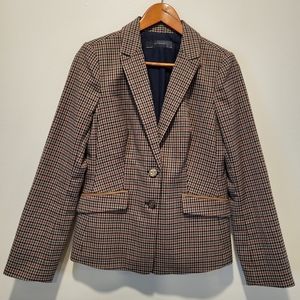 The Limited plaid blazer